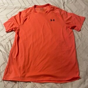Under Armour Men's Orange  Short Sleeve Tee